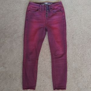 Hot Topic Red Skinny Jeans